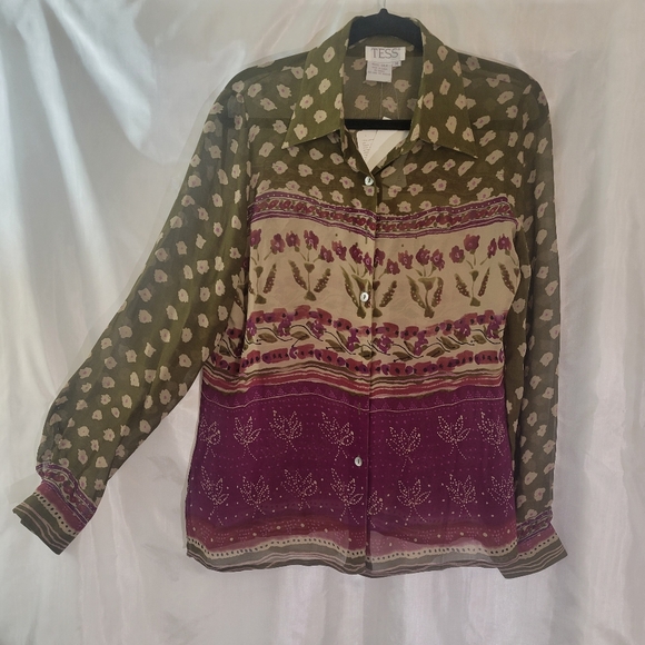Tess Tops - COPY - Tess silk blouse